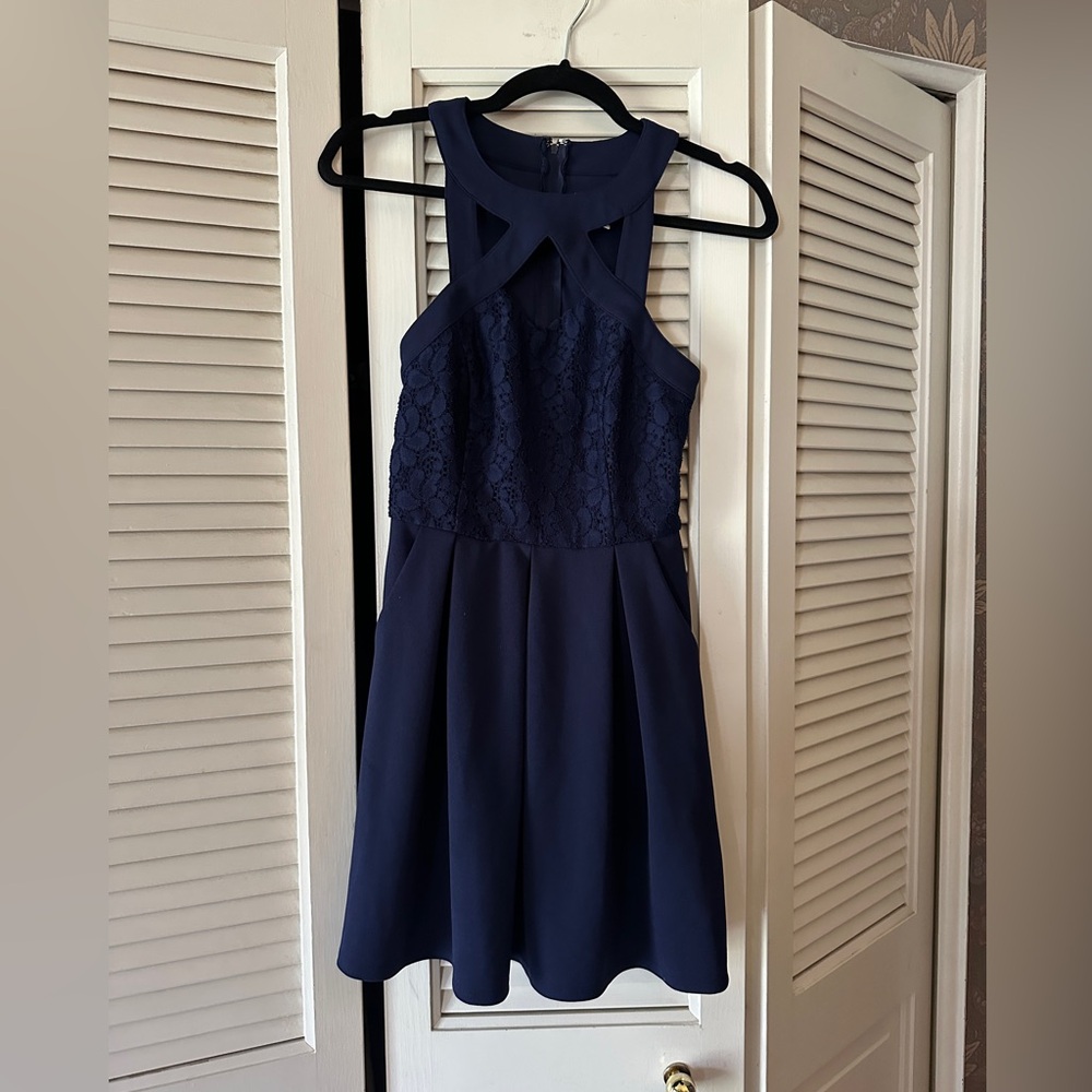 Speechless Blue Formal Dress